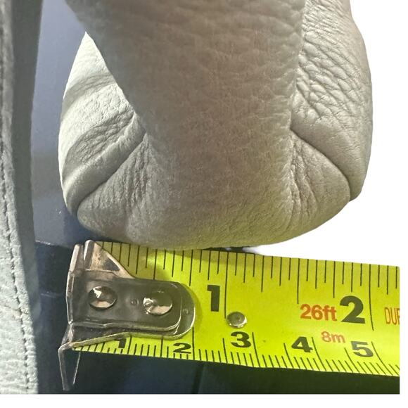 Fossil Small Pebbled Leather Crossbody Bag - Light Gray - Picture 12 of 12